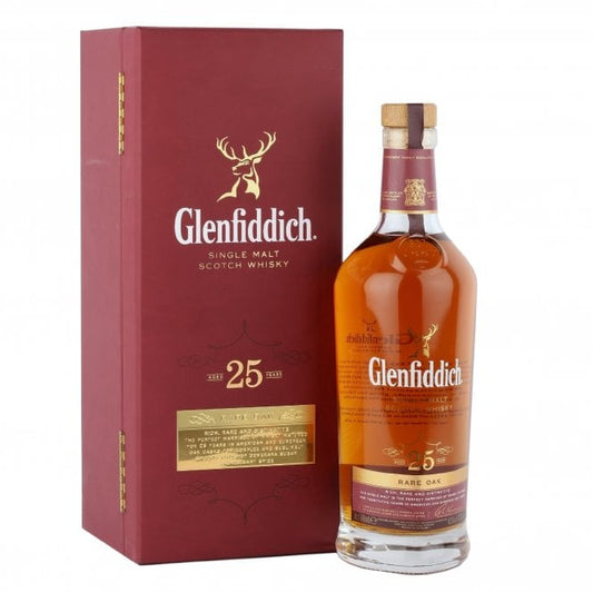 Glenfiddich 25 Year Old Rare Oak Single Malt Scotch Whisky 70cl